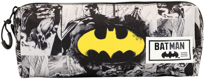 Batman B/N-Fan Square Pencil Case, Grey