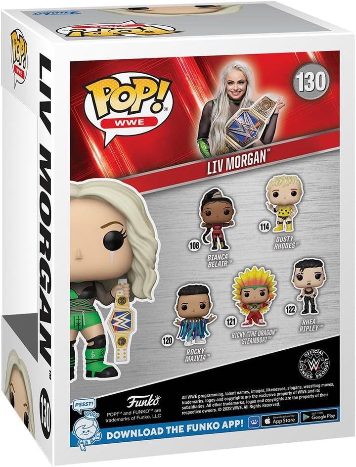 WWE: Liv Morgan mit Gürtel Funko 72231 Pop! Vinyl Nr. 130