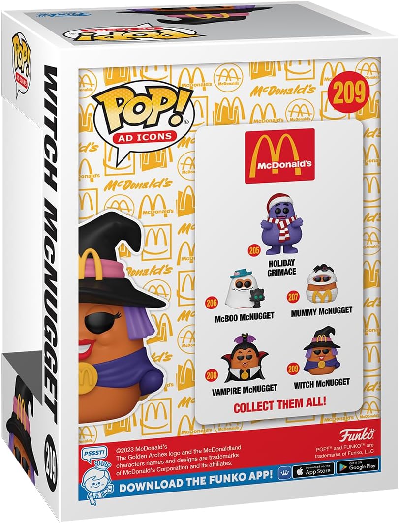 Funko POP! Werbesymbole: McDonalds – Nugget – NB – Hexe – McDonald’s – Sammlerstück