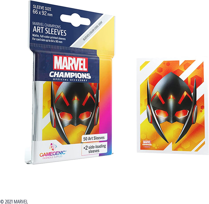 UNIT Gamegenic Marvel Champions Art Sleeves- Wasp (50 ct.)