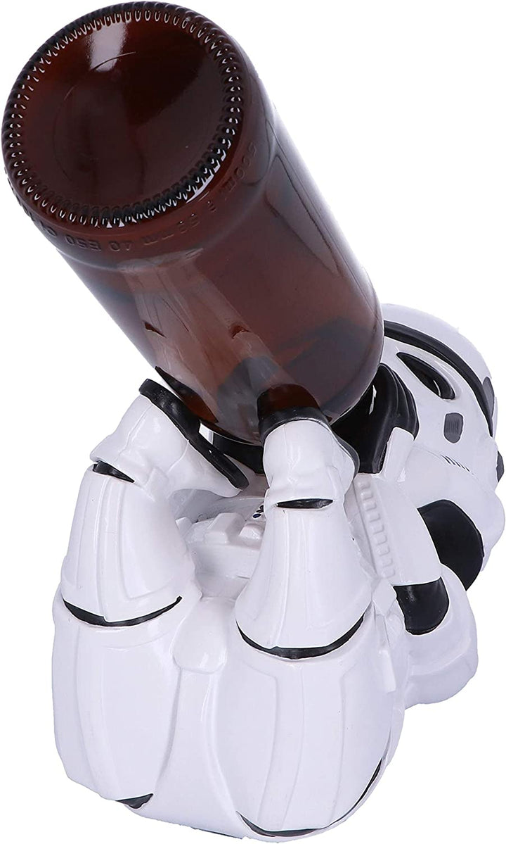 Nemesis Now Original Stormtrooper Sci-Fi Wine Bottle Holder Figurine, White, One Size