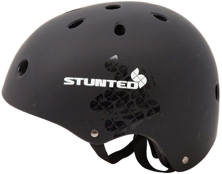 Stunted Unisex-Jugend Ramp Helm Safety, Schwarz, 54-58cm