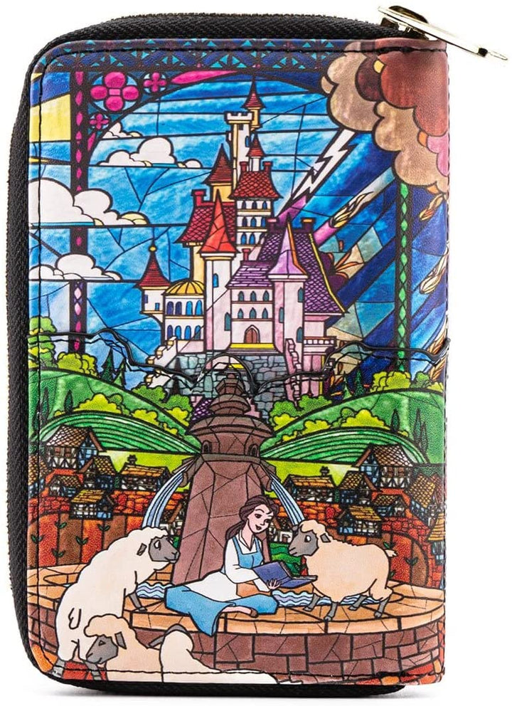 Loungefly Disney Princess Castle Series Belle Kunstleder-Geldbörse