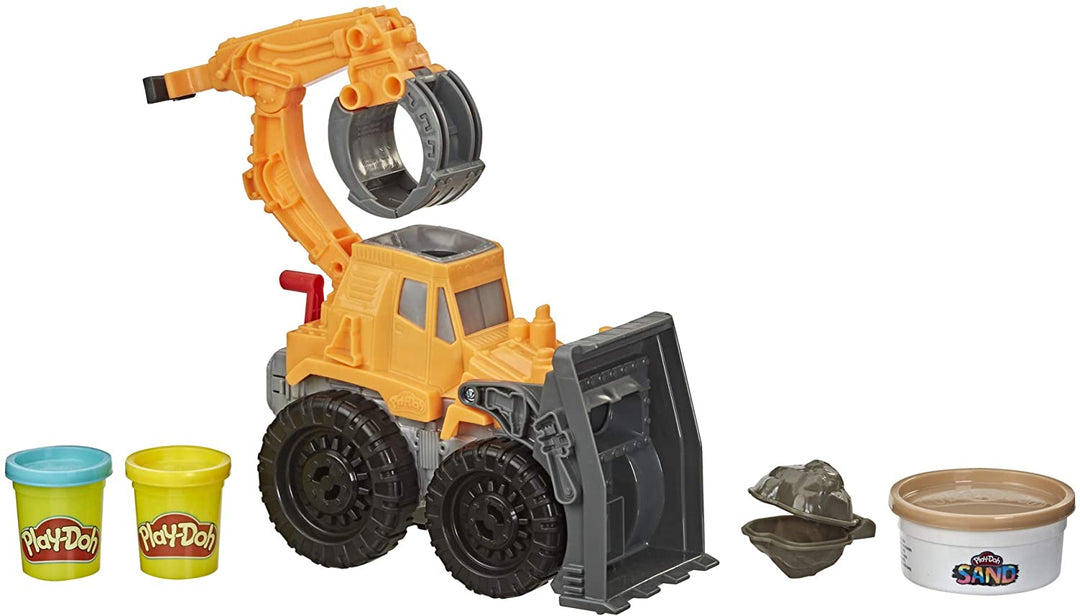 Camion giocattolo con caricatore frontale Play-Doh Wheels per bambini dai 3 anni in su con non tossico