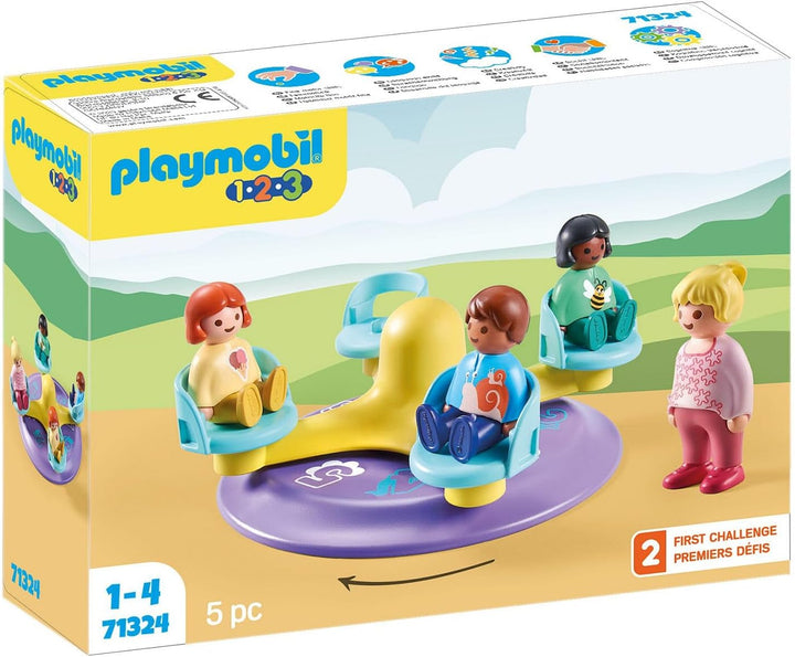 Playmobil 71324 1.2.3: Zahlenkarussell, Lern- und erstes Zählspielzeug