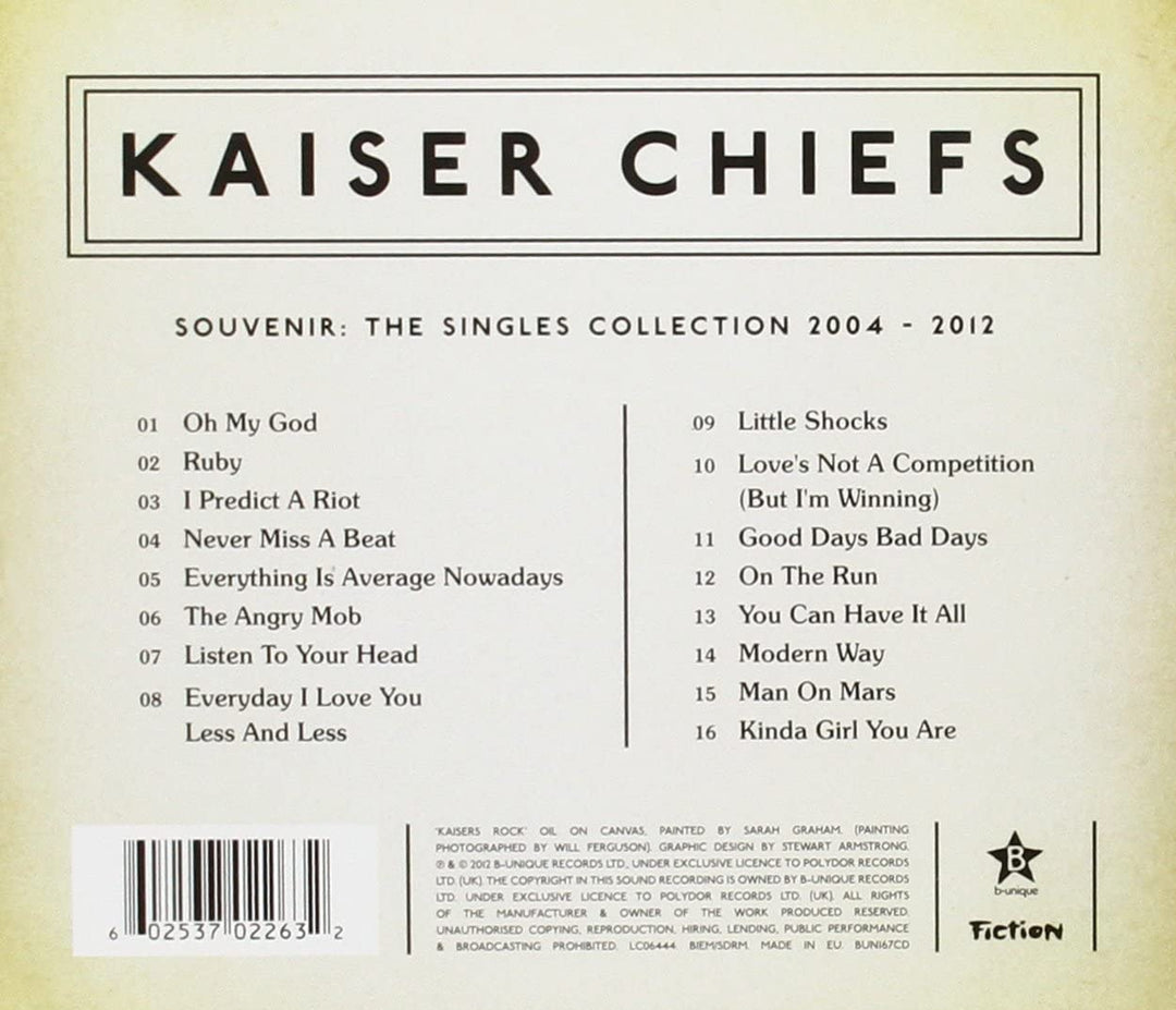 Souvenir: The Singles 2004-2012 - Kaiser Chiefs  [Audio CD]