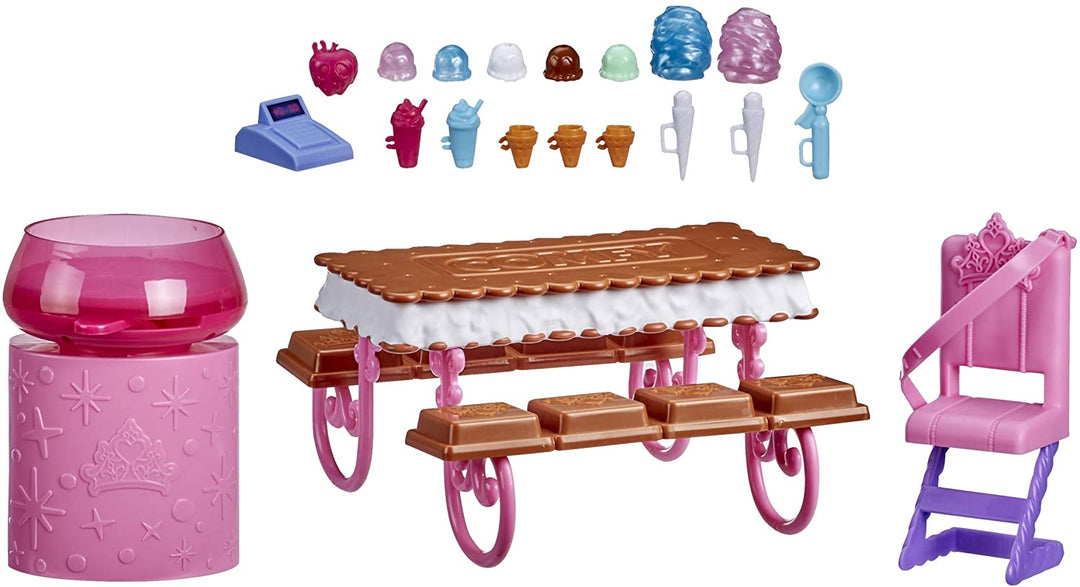 Disney Princess Comfy Squad Truck met snoepjes, speelset met 16 accessoires