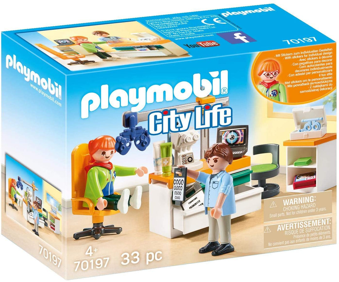 Playmobil 70197 City Life Dal medico specialista oculista