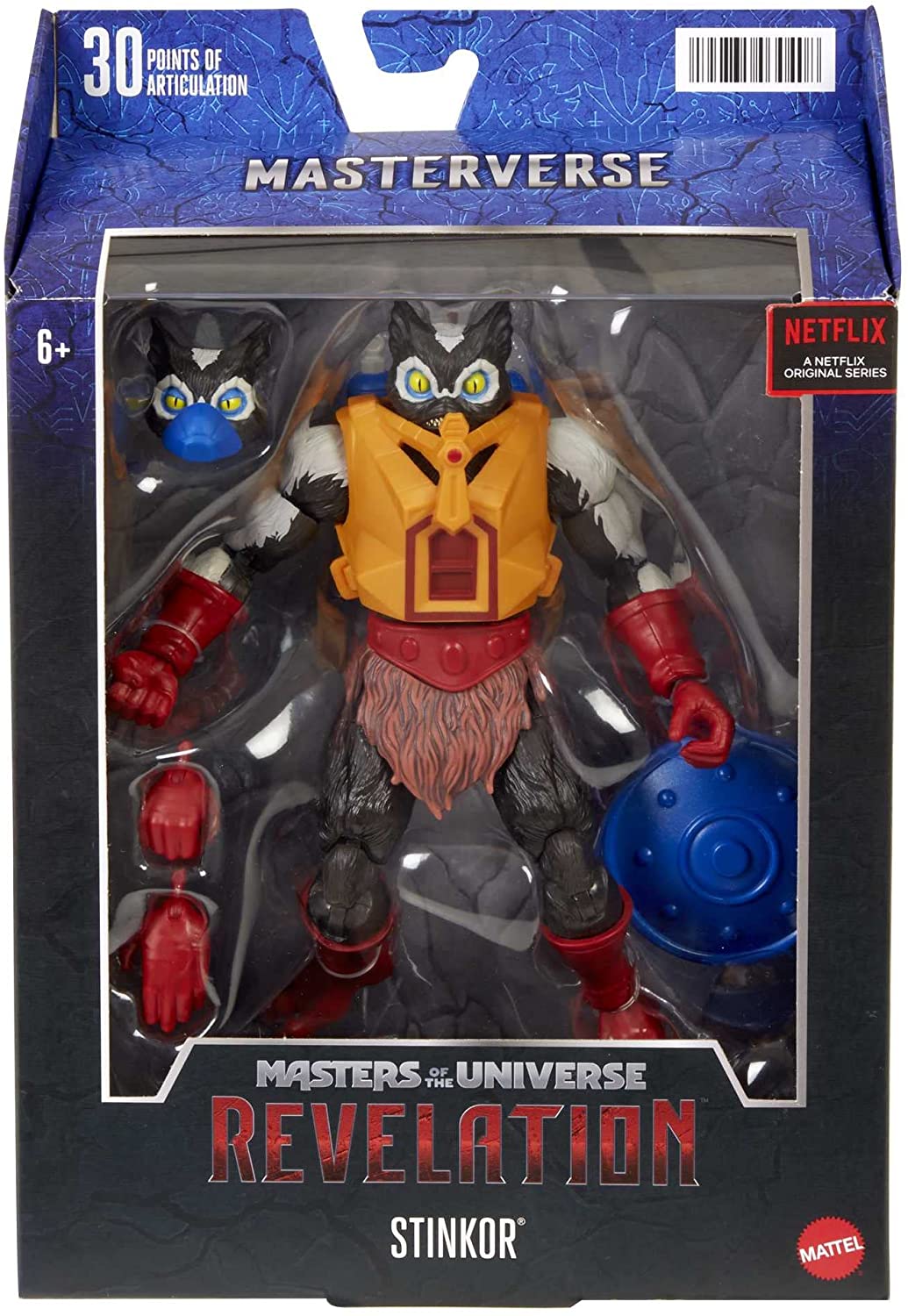 Masters of the Universe Masterverse Stinkor Action Figure 7-in MOTU Battle Figur