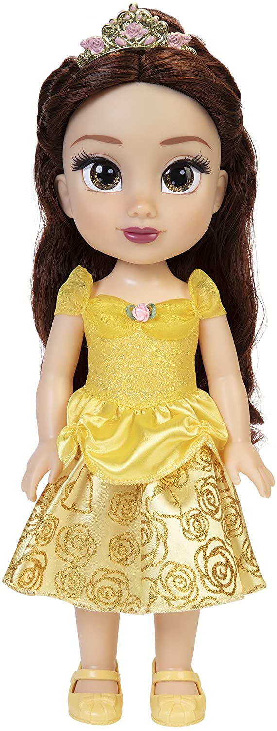Disney Princess My Friend Belle Puppe, 35,6 cm groß, inklusive abnehmbarem Outfit und Tiara