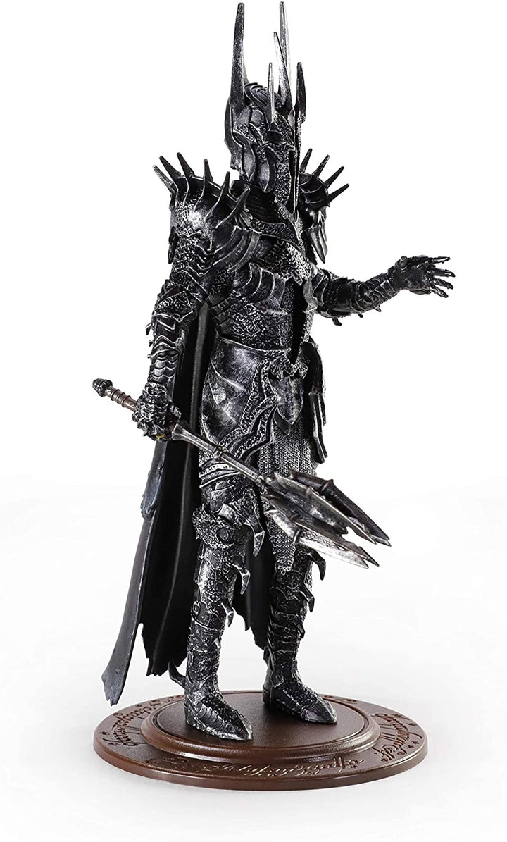 The Noble Collection LoTR Bendyfigs Sauron – Offiziell lizenzierte 19 cm (7,5 Zoll) große, biegsame, bewegliche Puppenfiguren zum Sammeln mit Ständer