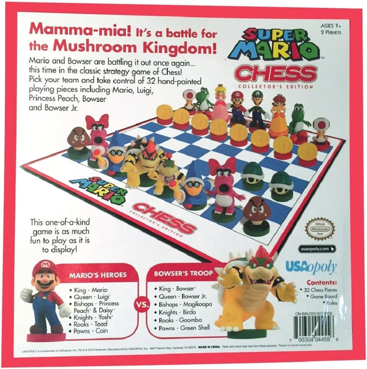 USAopoly Super Mario Chess Collectors Edition (USOCH00519120003)
