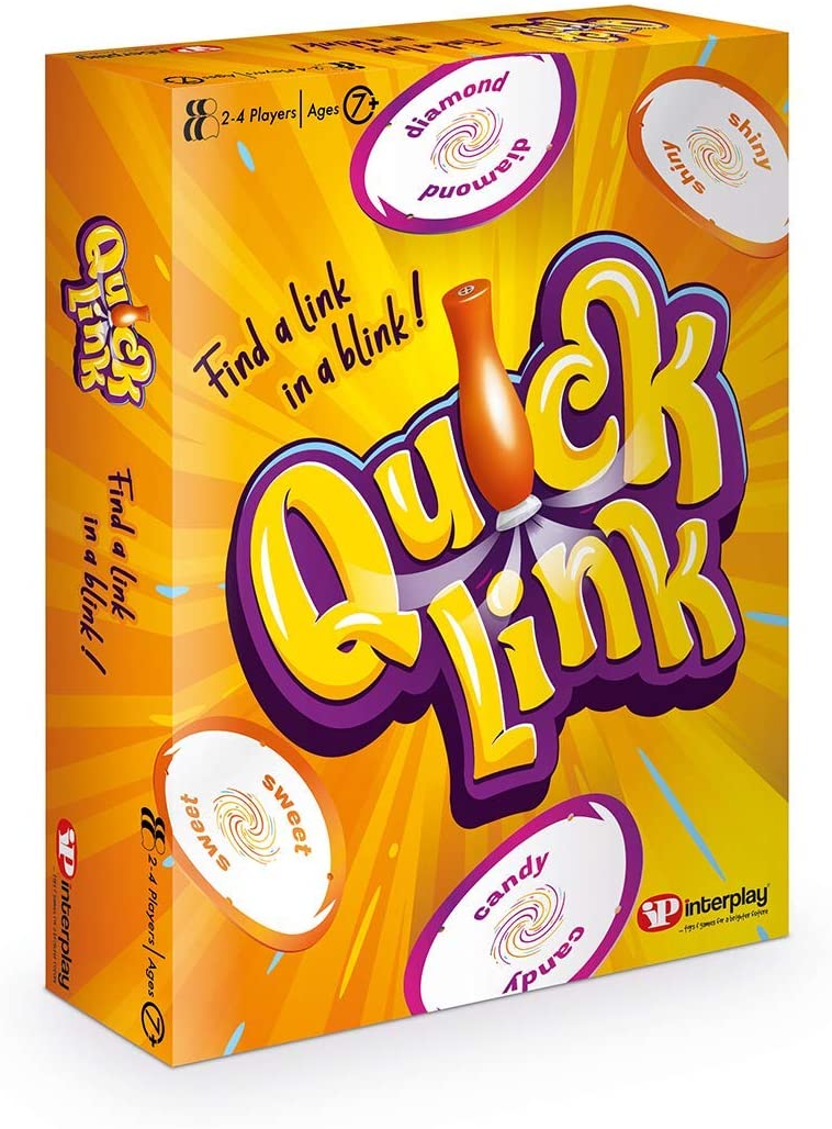 PlayMonster GQ001 Quick Link Interplay Games Board, Mixed