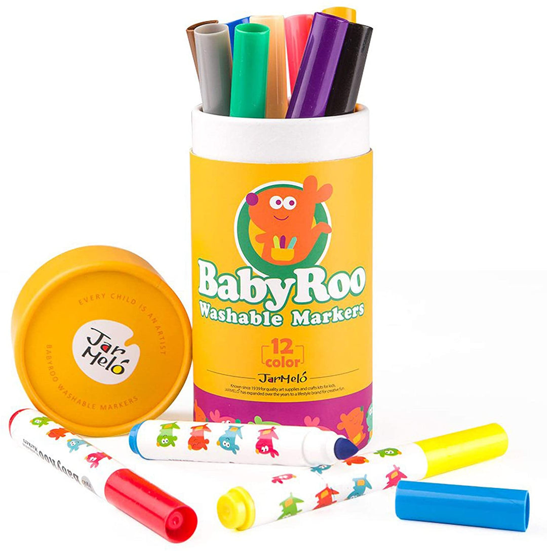Jar Melo JA90480 Rotuladores lavables Baby Roo 12 colores