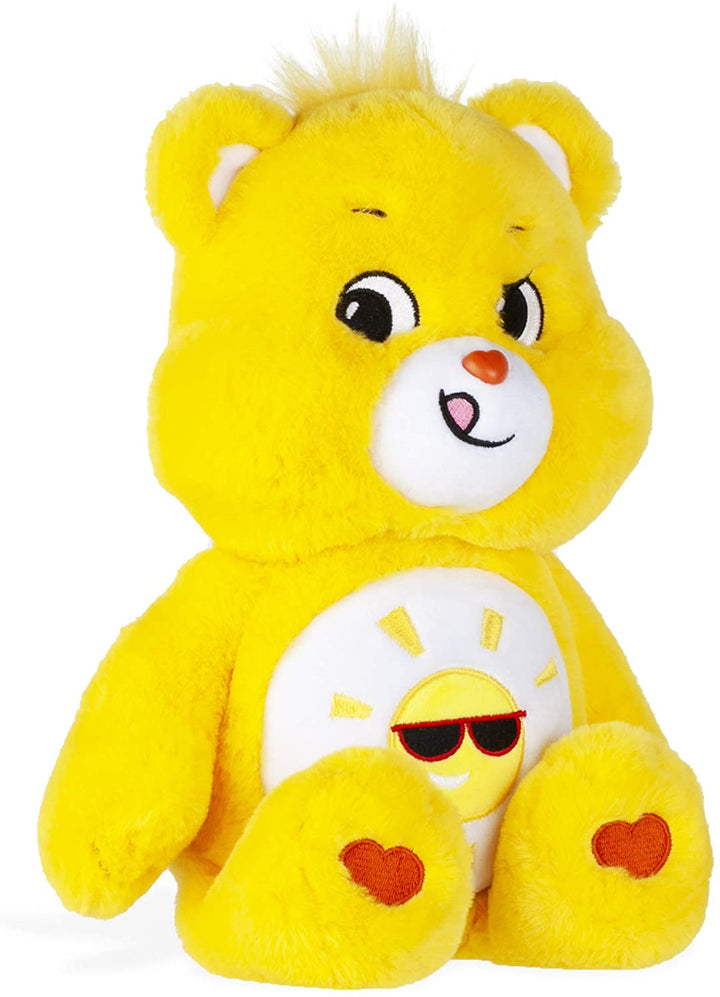 Care Bears 22087 14 Inch Medium Plush Funshine Bear, Collectable Cute Plush Toy, Cuddly Toys for Children, Soft Toys for Girls and Boys, Cute Teddies Suitable for Girls and Boys Aged 4 Years +