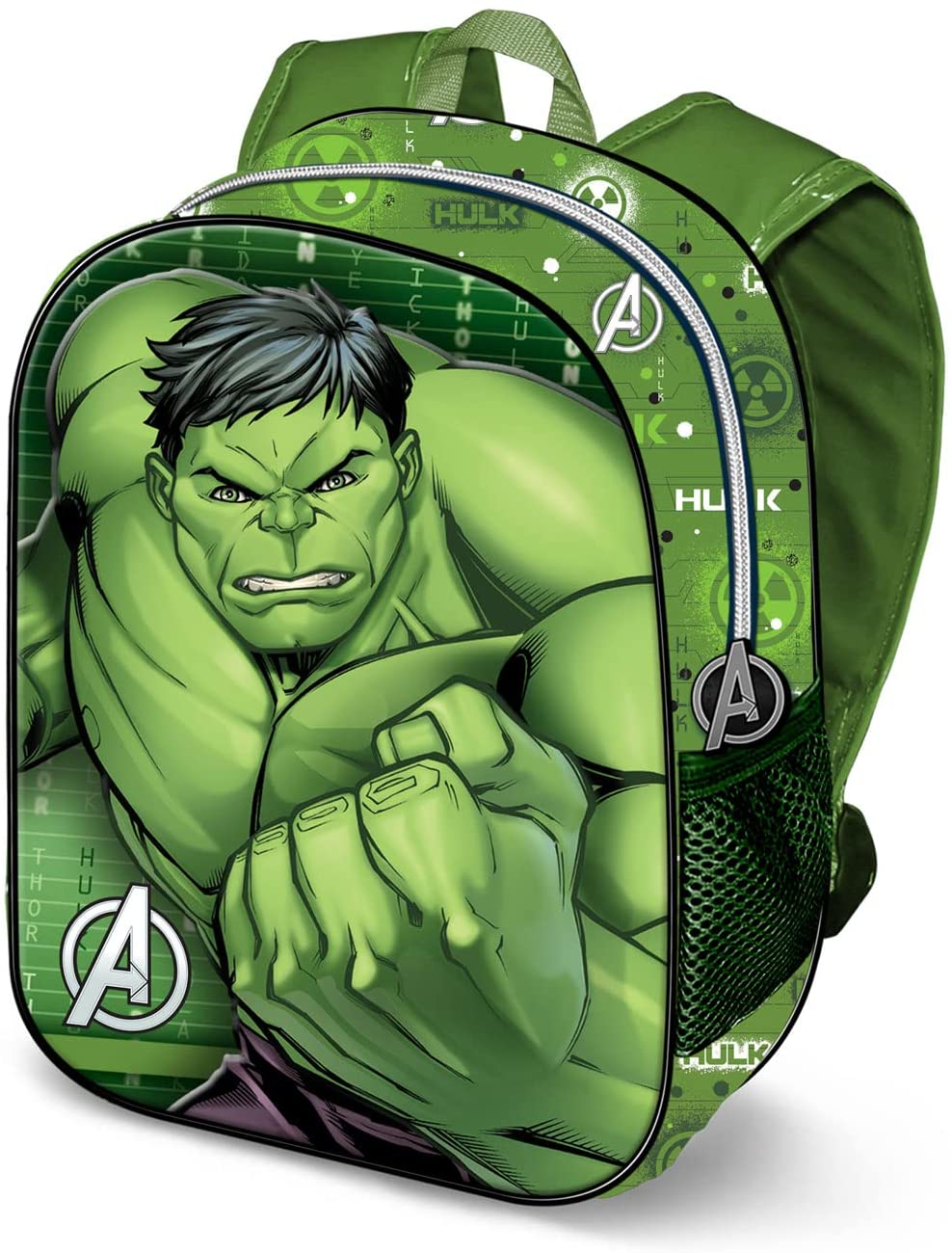 Hulk Challenge – kleiner 3D-Rucksack, grün