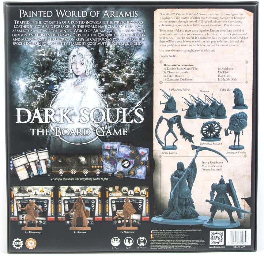 Gemalte Welt von Ariamis – Dark Souls: Das Brettspiel