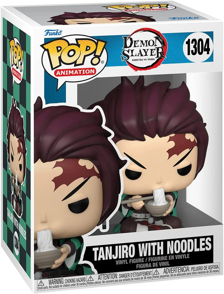 Animation: Demon Slayer- Tanjiro w/Noodles Funko 57346 Pop! Vinyl #1304