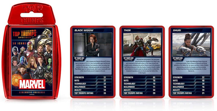 Marvel Cinematic Universe Top Trumps Specials Kartenspiel