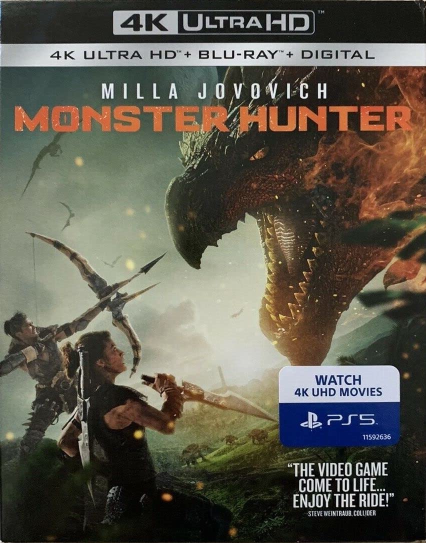 Monster Hunter (2020) (2 Discs – UHD &amp; BD) – Action/Monster [Blu-ray]