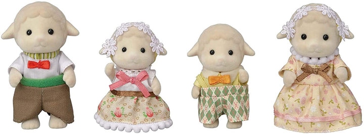 Sylvanian Families 5619 Sheep Family – Puppenhaus-Spielsets, mehrfarbig