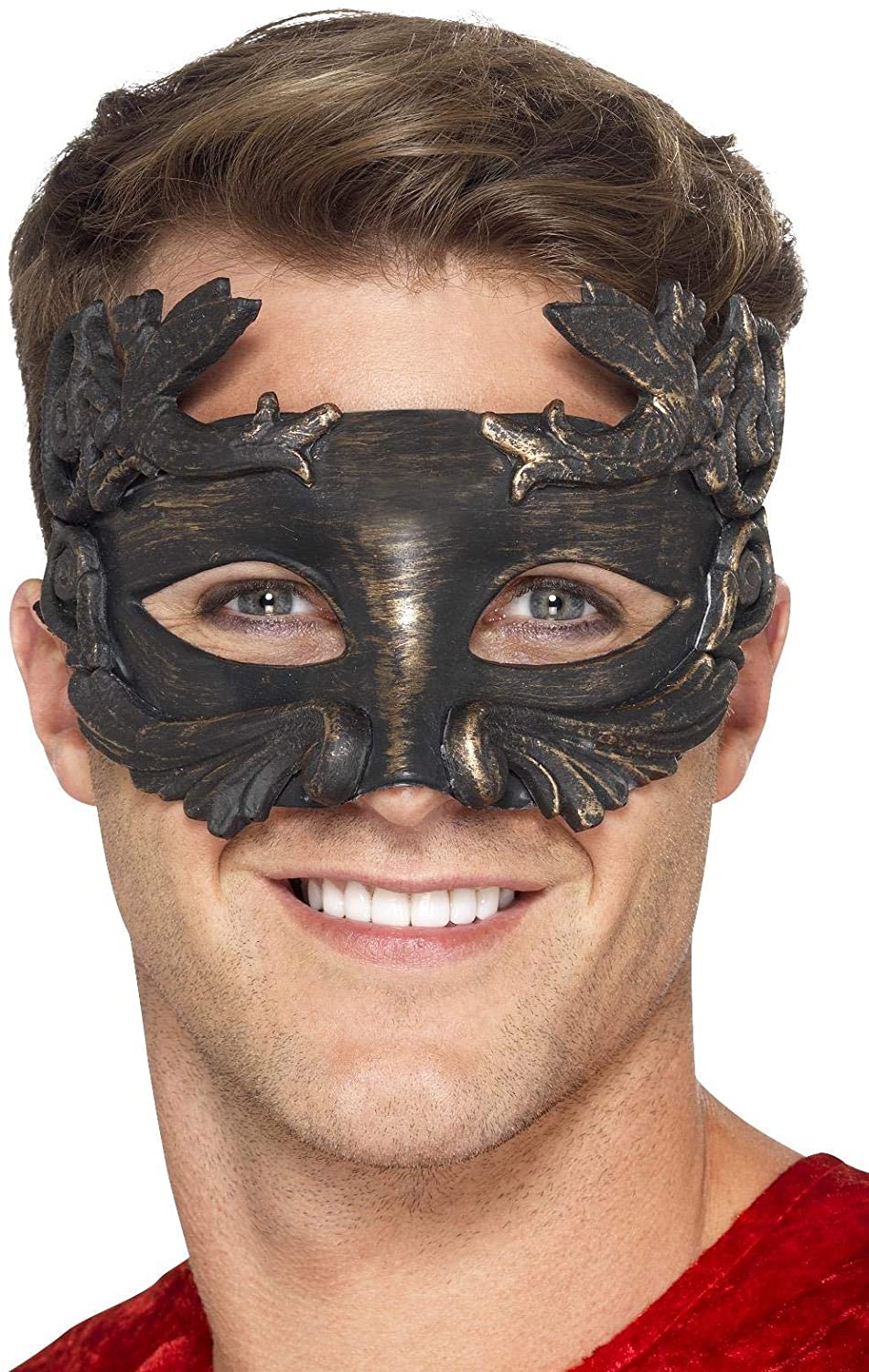 Smiffys 27556 Warrior God Metallic Masquerade Eye Mask (Taille unique)