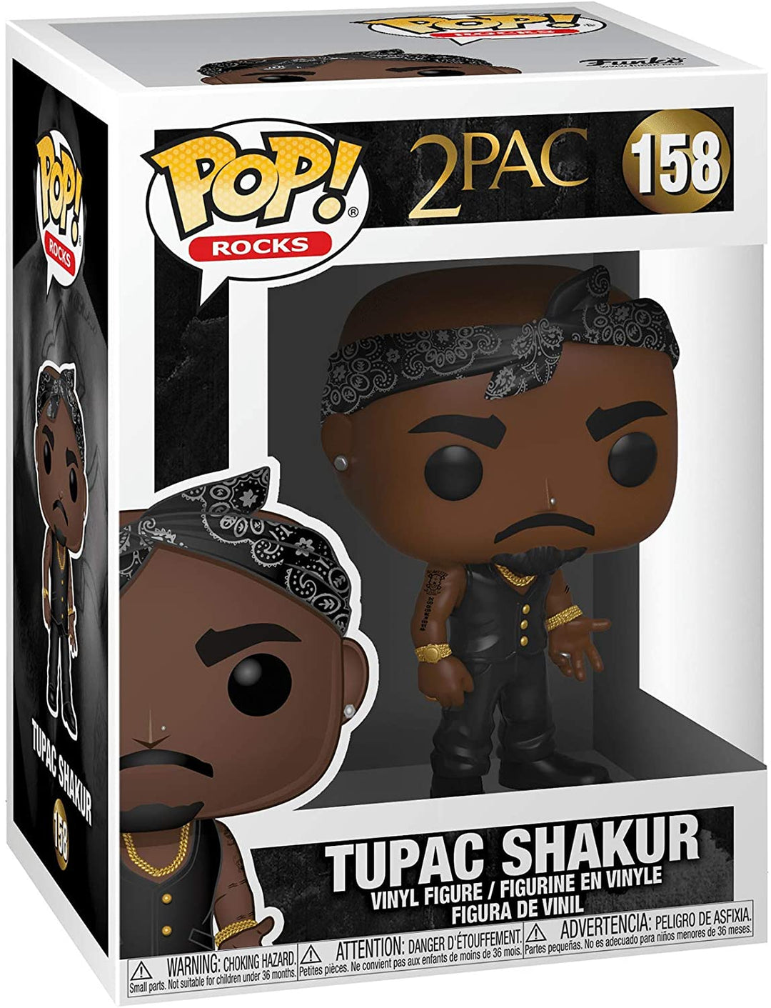 2PAC Tupac Shakur Funko 45432 Pop! Vinyl #158