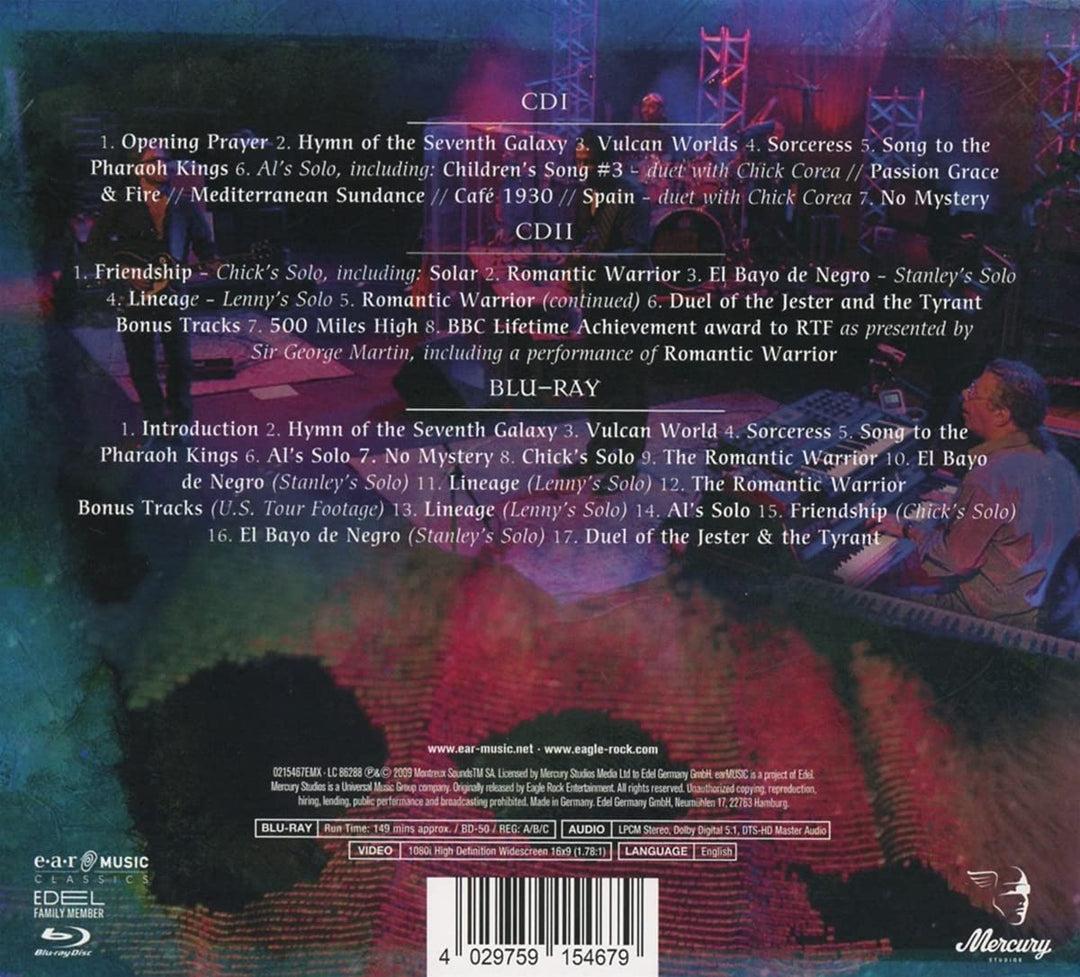 Return to Forever - Returns - Live (Ear+Eye Series) [Audio CD]