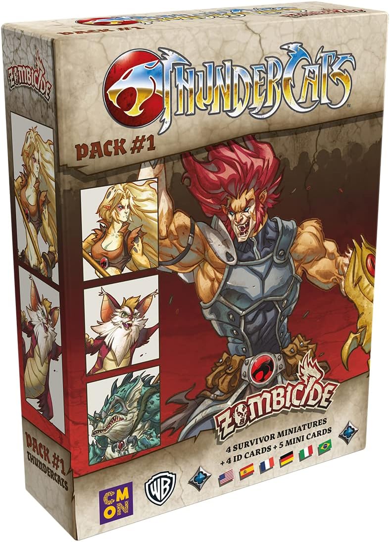 CMON Zombicide - Thundercats Pack 1 | Hero Expansion | Connoisseur Game | Dungeon Crawler | 1-6 Players
