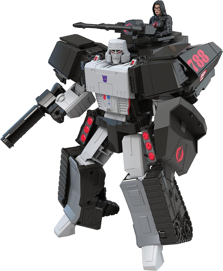Megatron HISS Panzer mit Cobra Baroness Figur | Transformers-Kollaboration: GI Joe Mash-Up Transformers: Generations