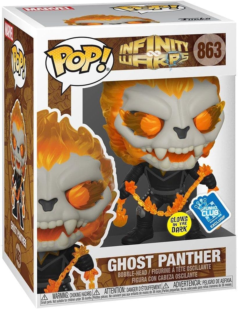 Funko Pop Marvel Warps Ghost Panther Glow