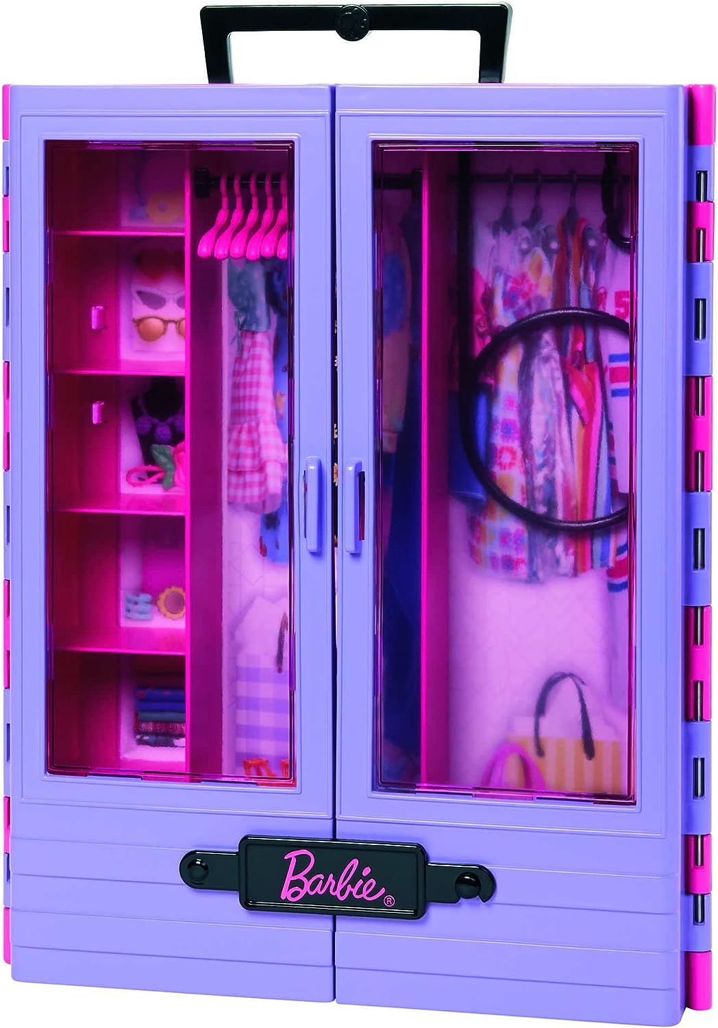 Barbie Fashionistas Ultimate Closet Accessory, Translucent Doors, Storage Space