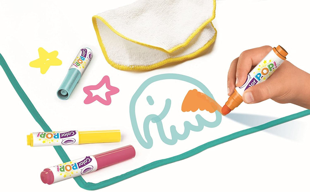 Crayola Mini Kids Color Pop – 81-2007-E-000 4x Marker-Nachfüllung – wasserwaschbare Farbe