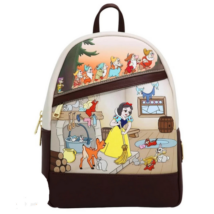 Loungefly Disney Snow White and Seven Dwarfs Multi Scene Women's Mini Backpack