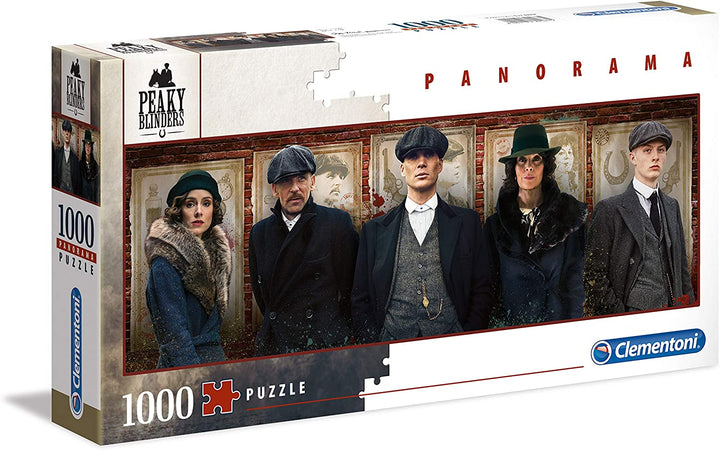 Clementoni – 39567 – Sammlungspuzzle Panorama – Peaky Blinders – 1000 Teile – Hergestellt in Italien