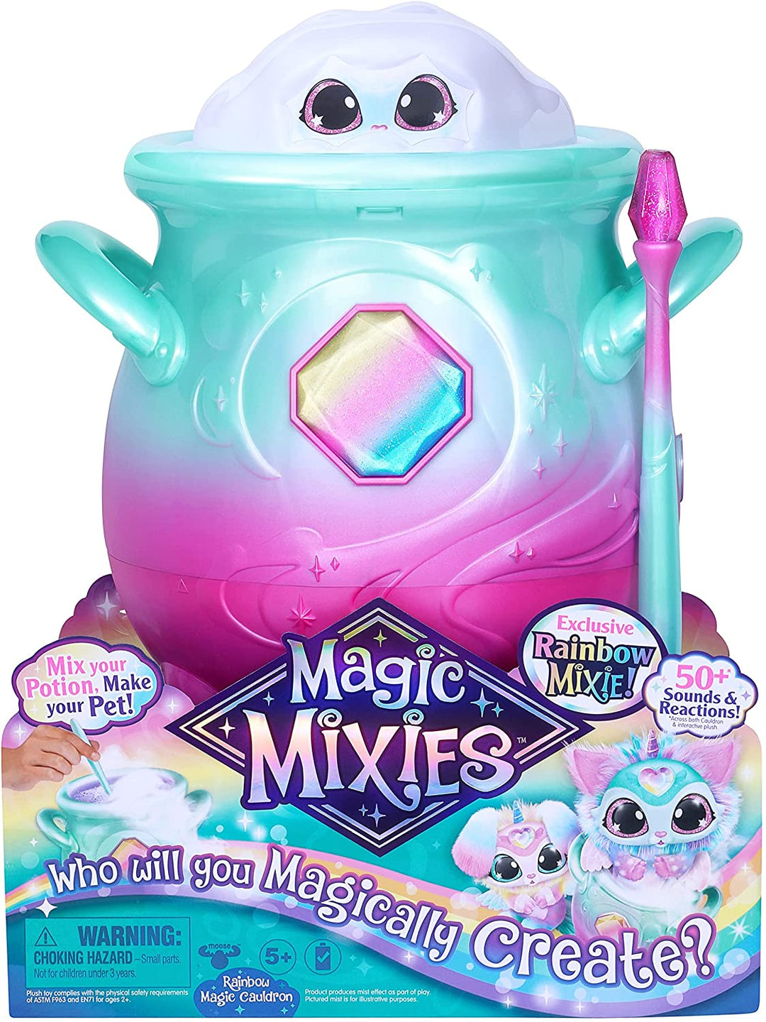 Magic Mixies Pixlings Doll -Orange, Single PK, Ages 5+,Pixling Doll  Included 