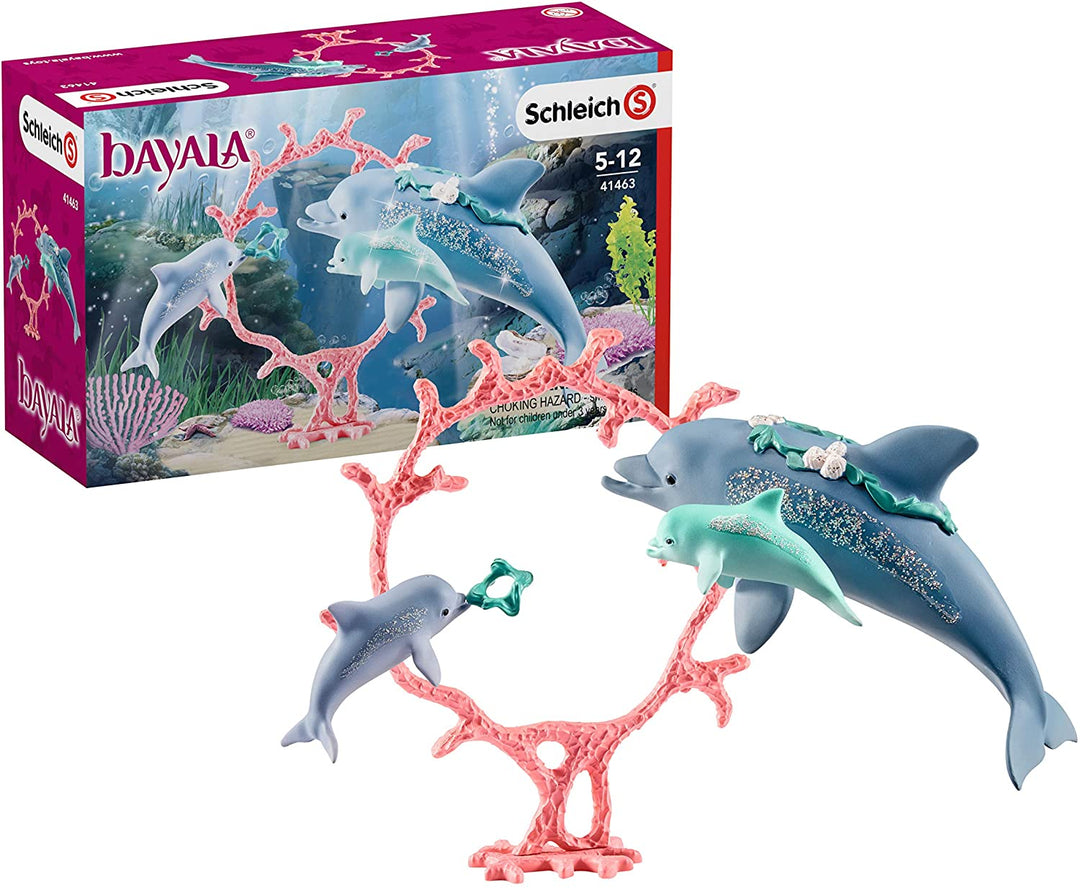 Schleich 41463 Delfinmama mit Babyfigur