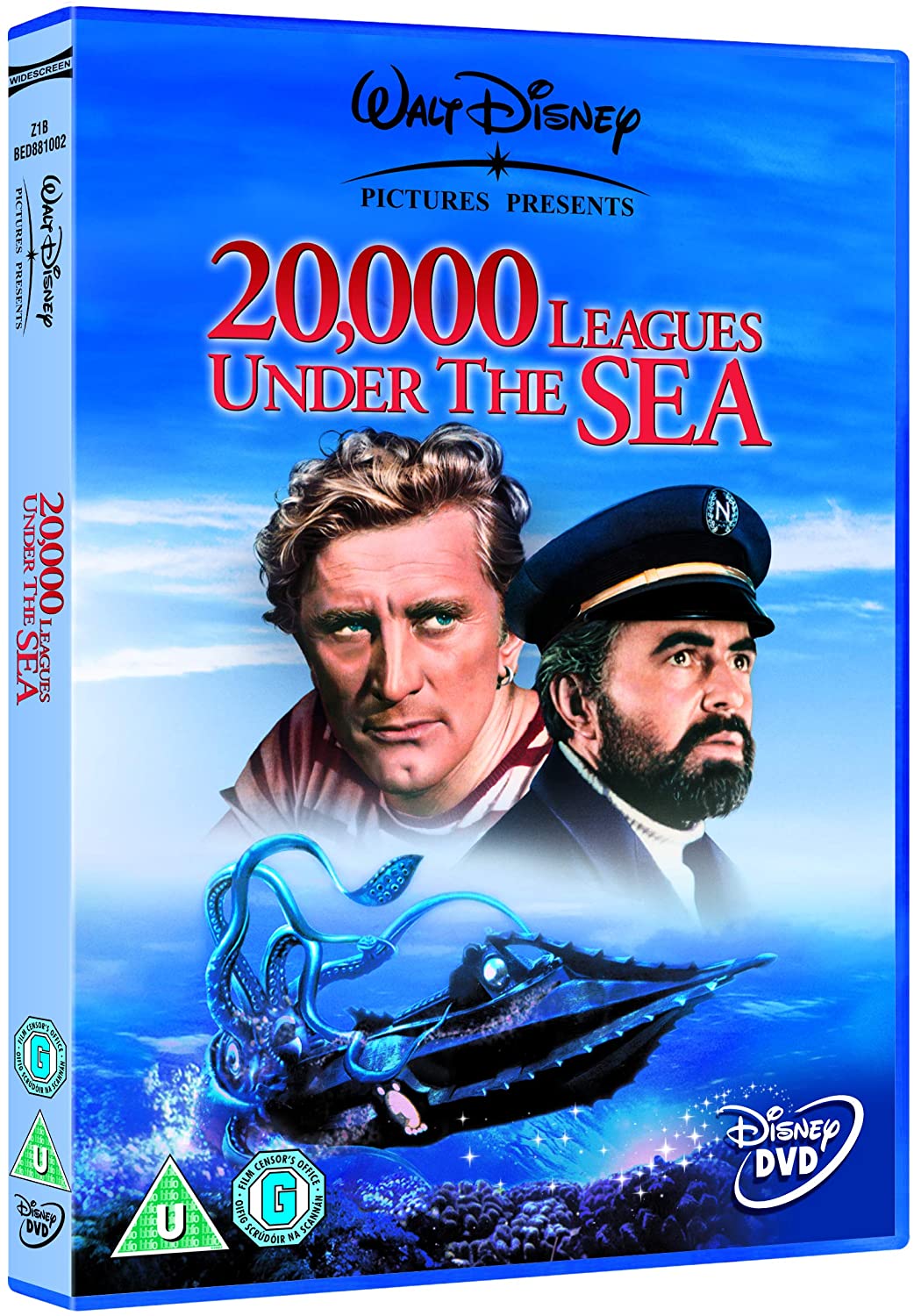 20.000 Meilen unter dem Meer (1954) – Abenteuer-Sci-Fi-Klassiker [DVD] 2