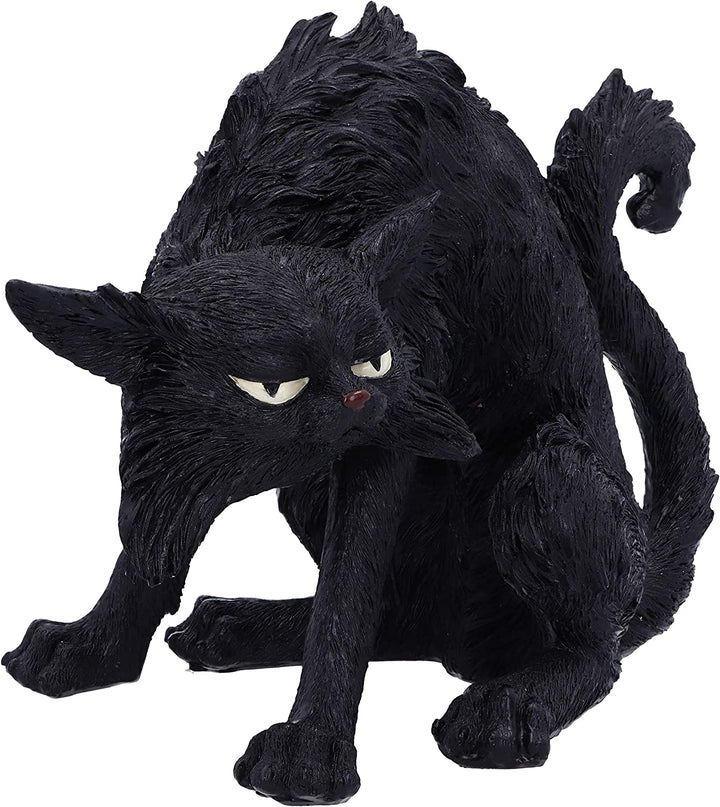 Kleine schwarze Katze Hexen Vertraute Figur Spite 23,5 cm