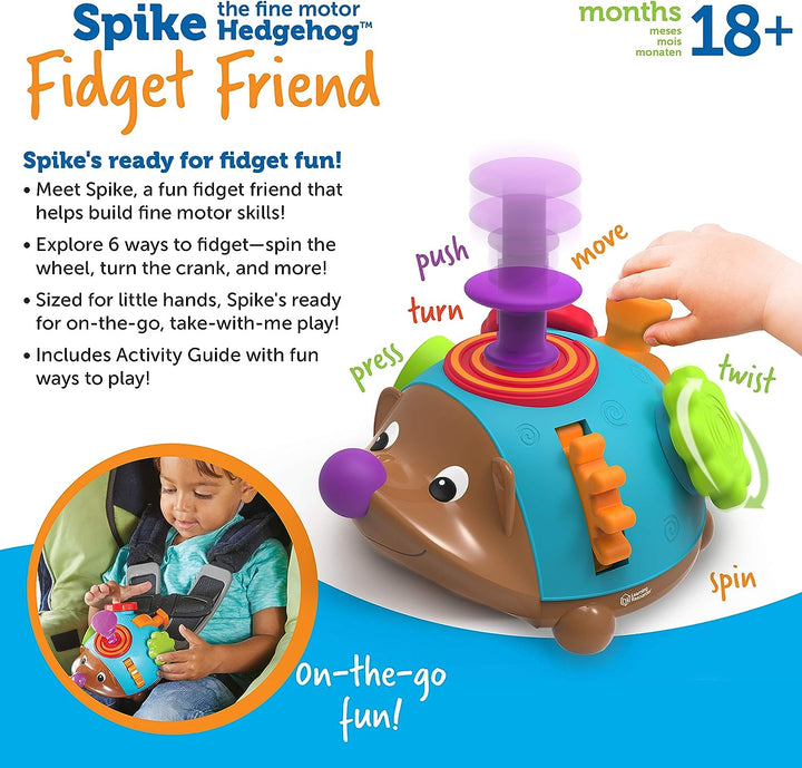 Learning Resources LER9106 Spike The FINE Motor Igel Fidget Friend, Multi