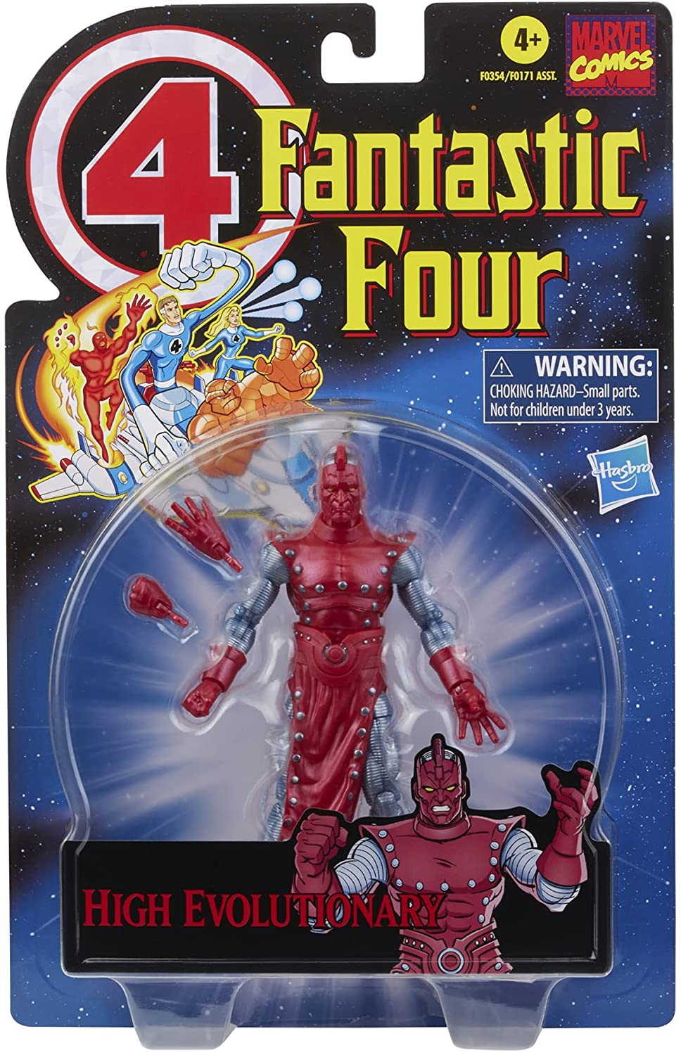 Hasbro Marvel Legends Series Retro Fantastic Four High Evolutionary 6-Zoll Actio