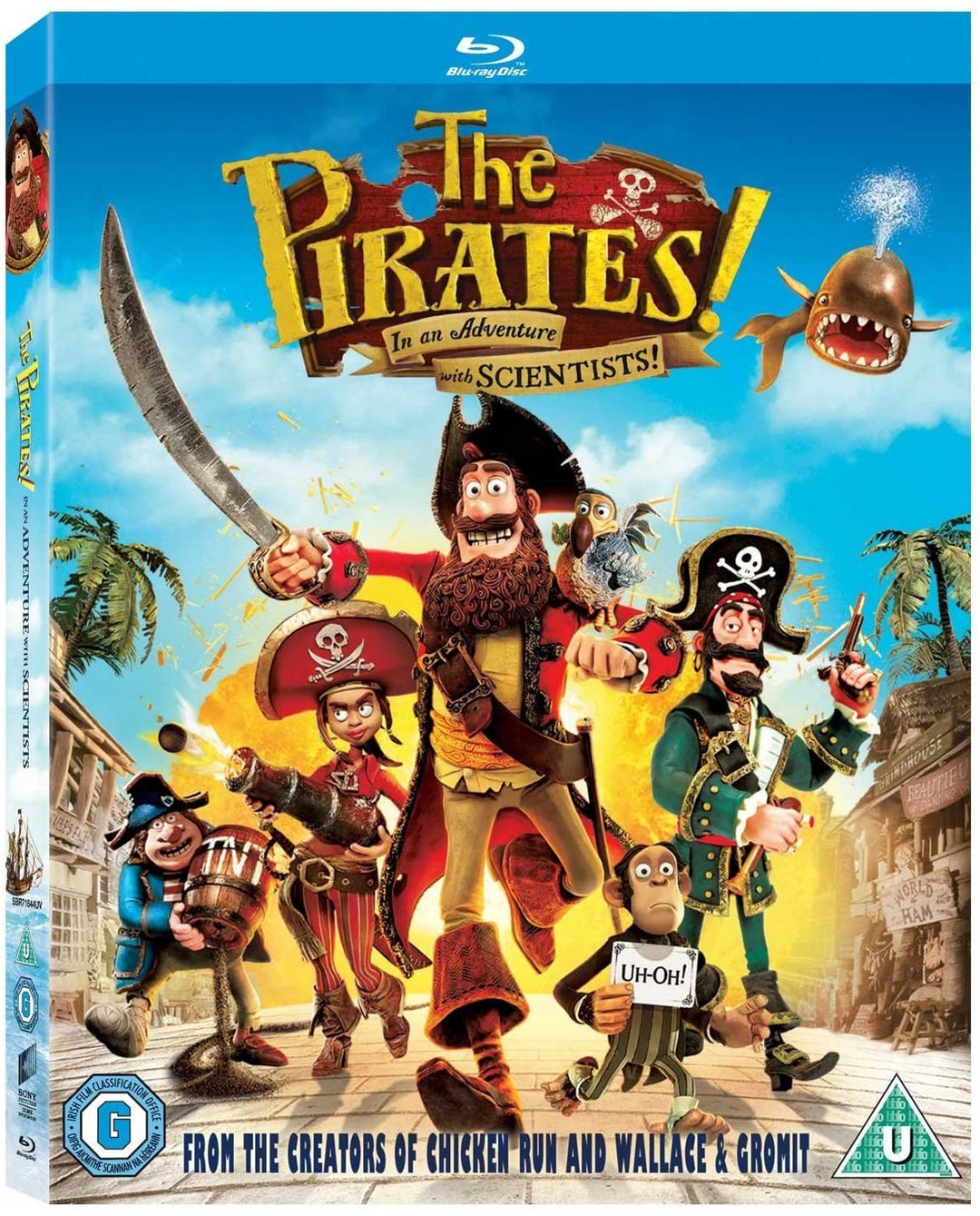 ¡Los piratas! En una aventura con científicos [Blu-ray] [Región gratis]