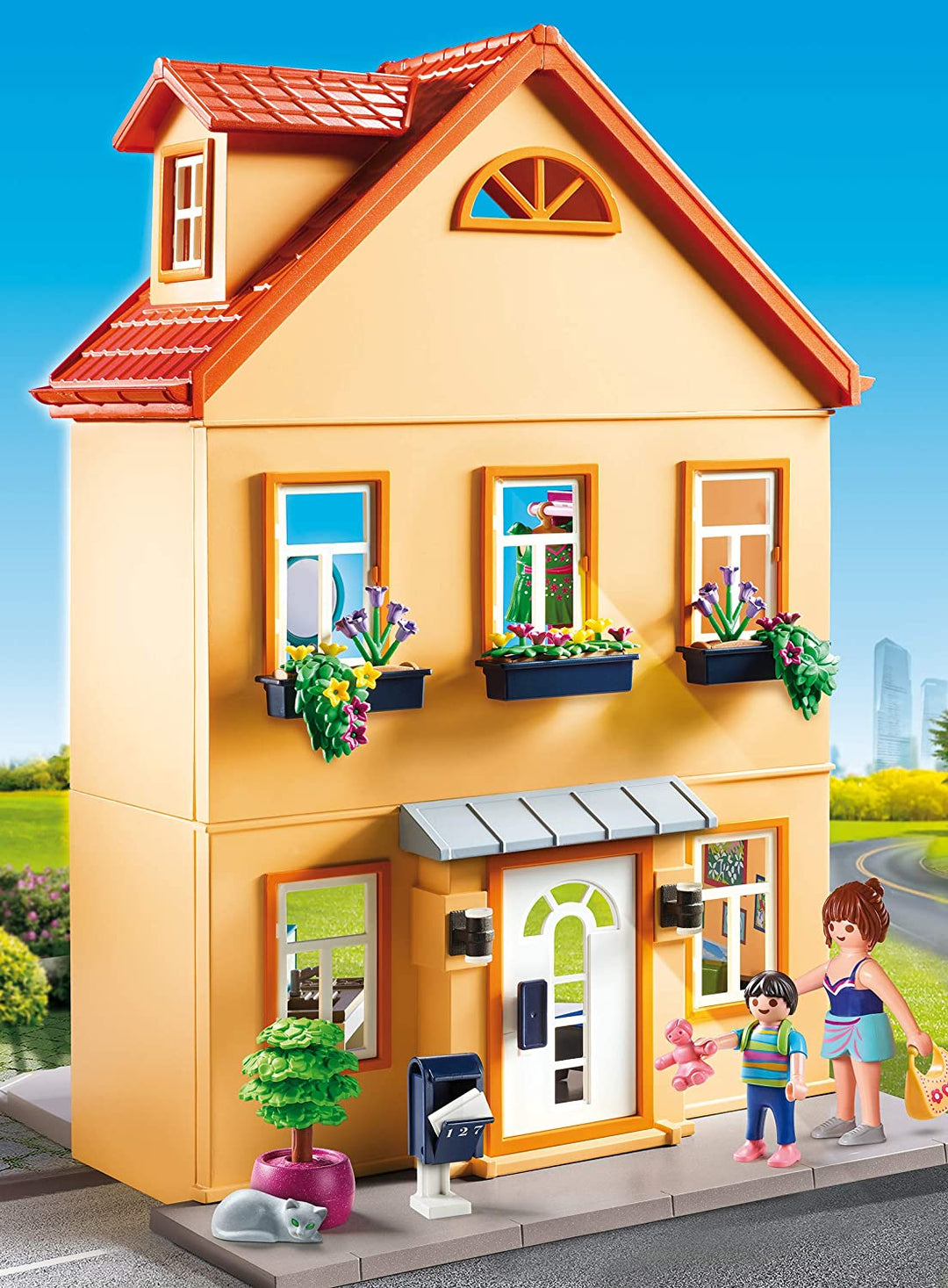 Playmobil 70014 City Life Mi pequeña casa de pueblo con muebles