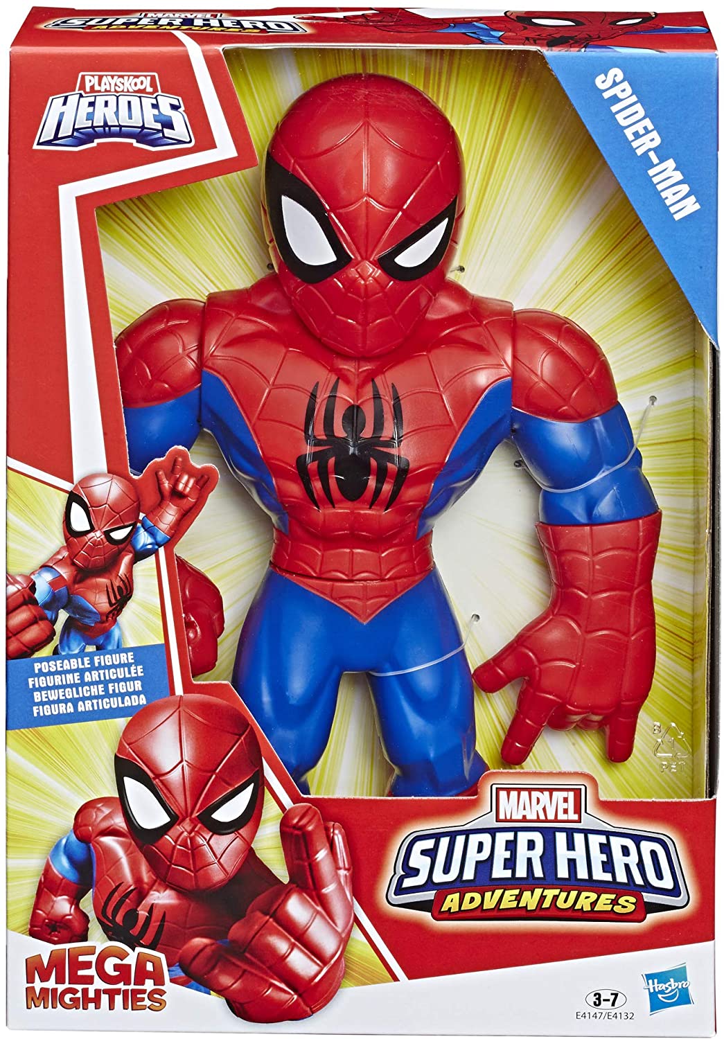 Playskool Heroes Marvel Super Hero Adventures Mega Mighties Spider Man