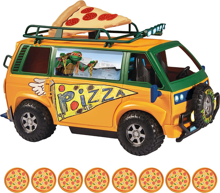 Teenage Mutant Ninja Turtles Mutant Mayhem – Pizzafeuer-Lieferwagen-Spielset