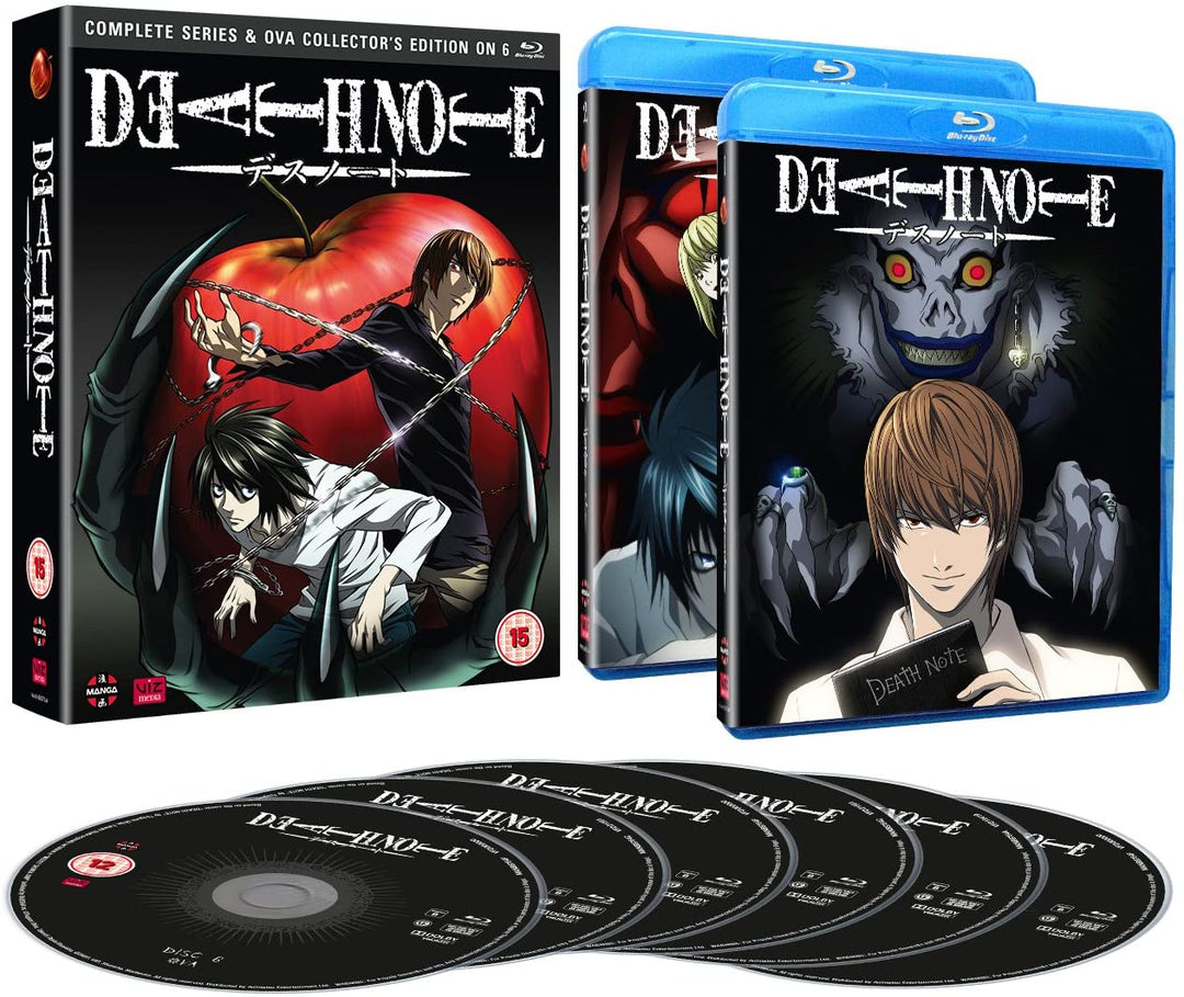 Death Note: Complete Series And Ova Collection - Mystery, Psychological thriller [Blu-Ray]