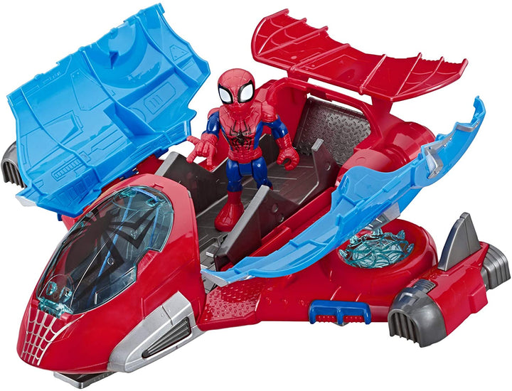 Playskool Heroes Marvel Super Hero Adventures Spider Man Jetquarters