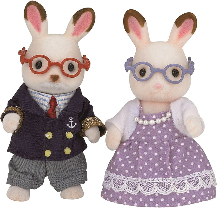 Sylvanian Families - Abuelos de conejo de chocolate