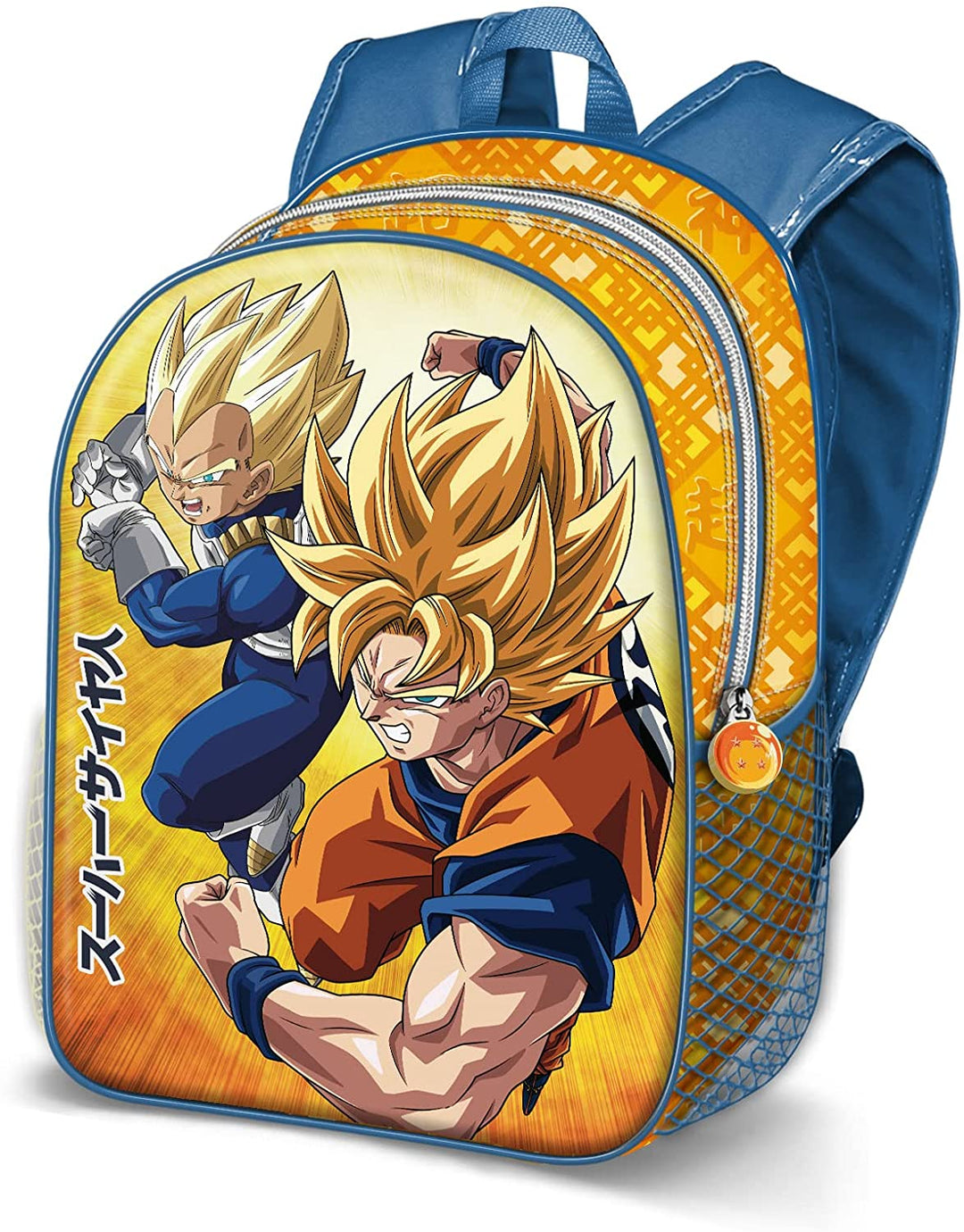 Dragon Ball Partners – Kleiner 3D-Rucksack, Gelb