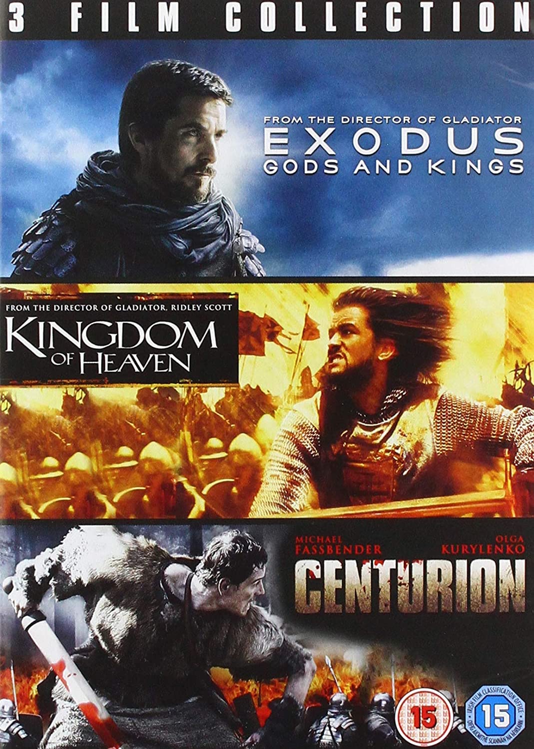 Exodus: Götter und Könige / Königreich der Himmel / Centurion Triple Feature [DVD]